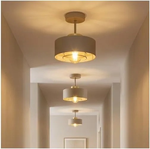 BRILAGI - Lustră aplicată SPRING 1xE27/60W/230V Ø 20 cm bej/auriu
