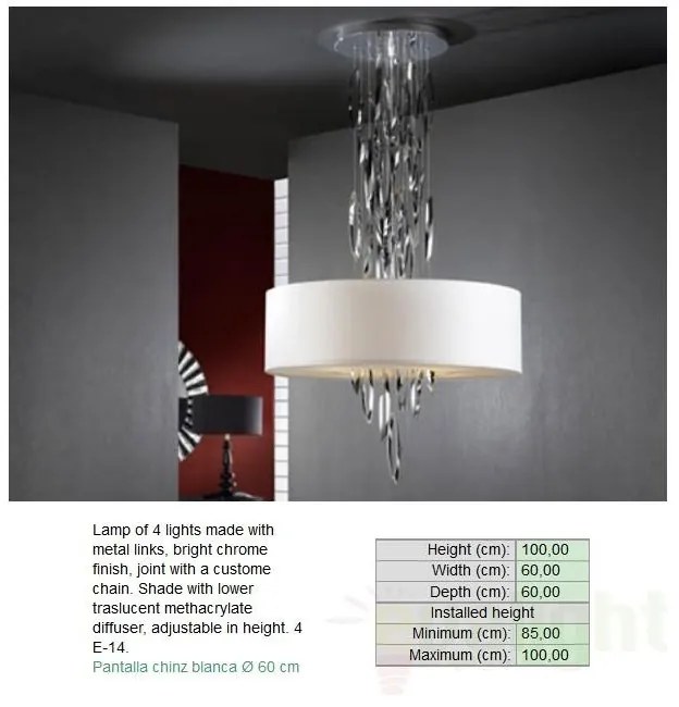 Lustra moderna diametru 60cm Domo 49441583 / 7611