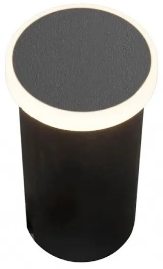 Spot LED incastrabil de exterior ambiental IP65 ALF ROUND gri