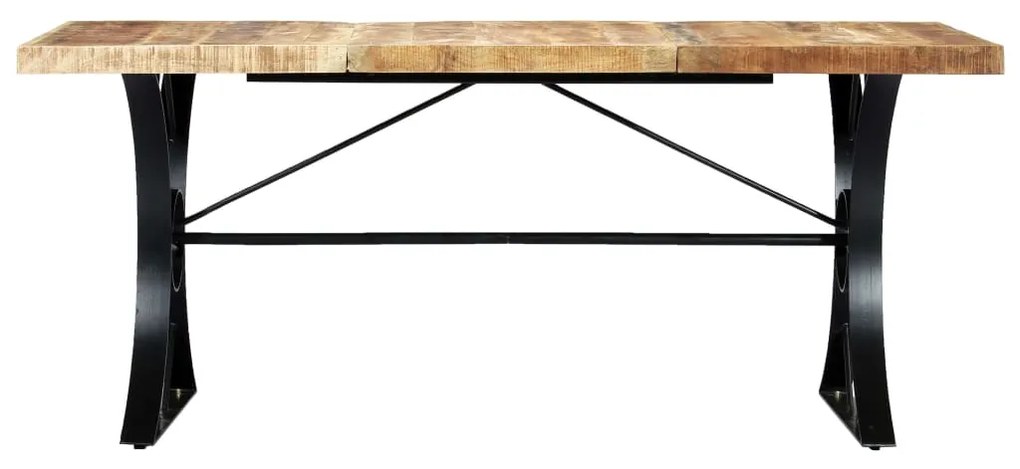 282766 vidaXL Masă de bucătărie, 180 x 90 x 76 cm, lemn masiv de mango