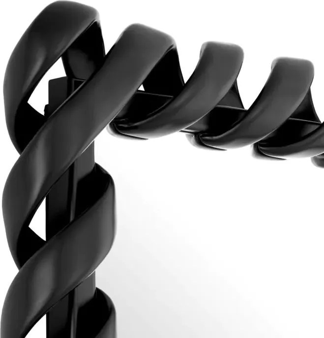 Oglinda decorativa design LUX Casone negru, 141x93cm