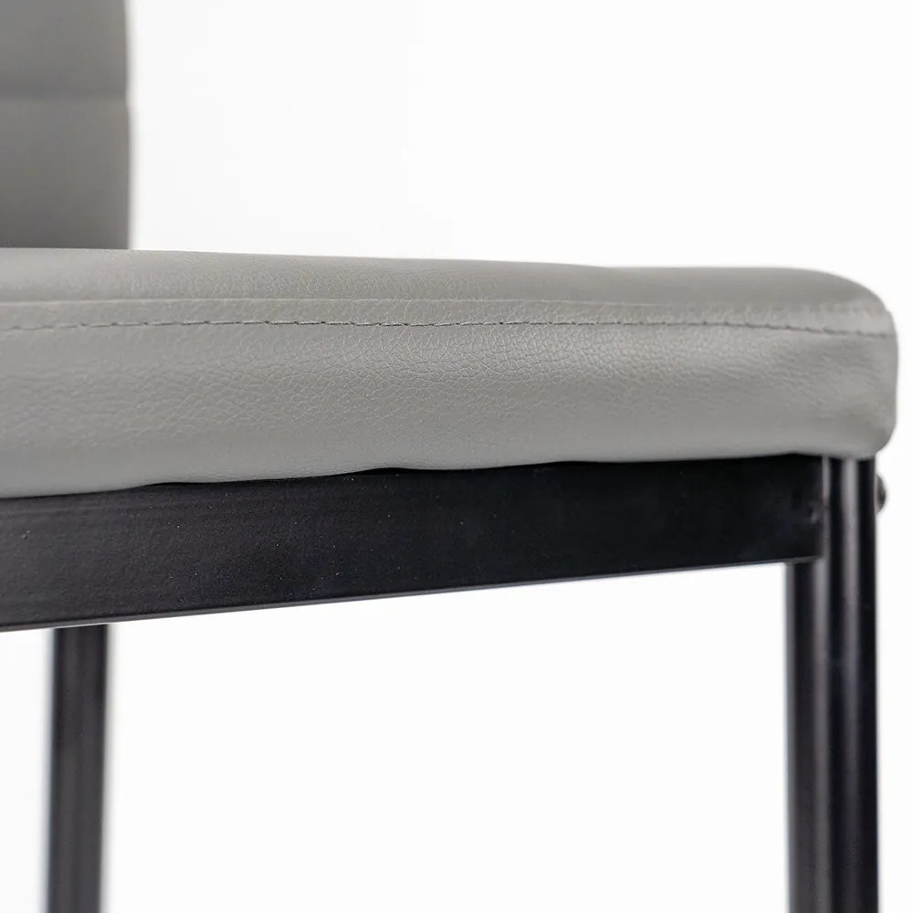 Scaun de masă Tino NOVA în gri-negru