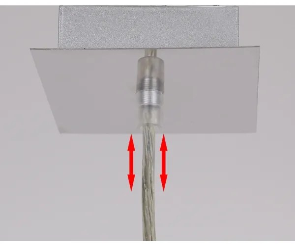 Lustră pe cablu ODEN 1xG9/40W/230V d. 12 cm