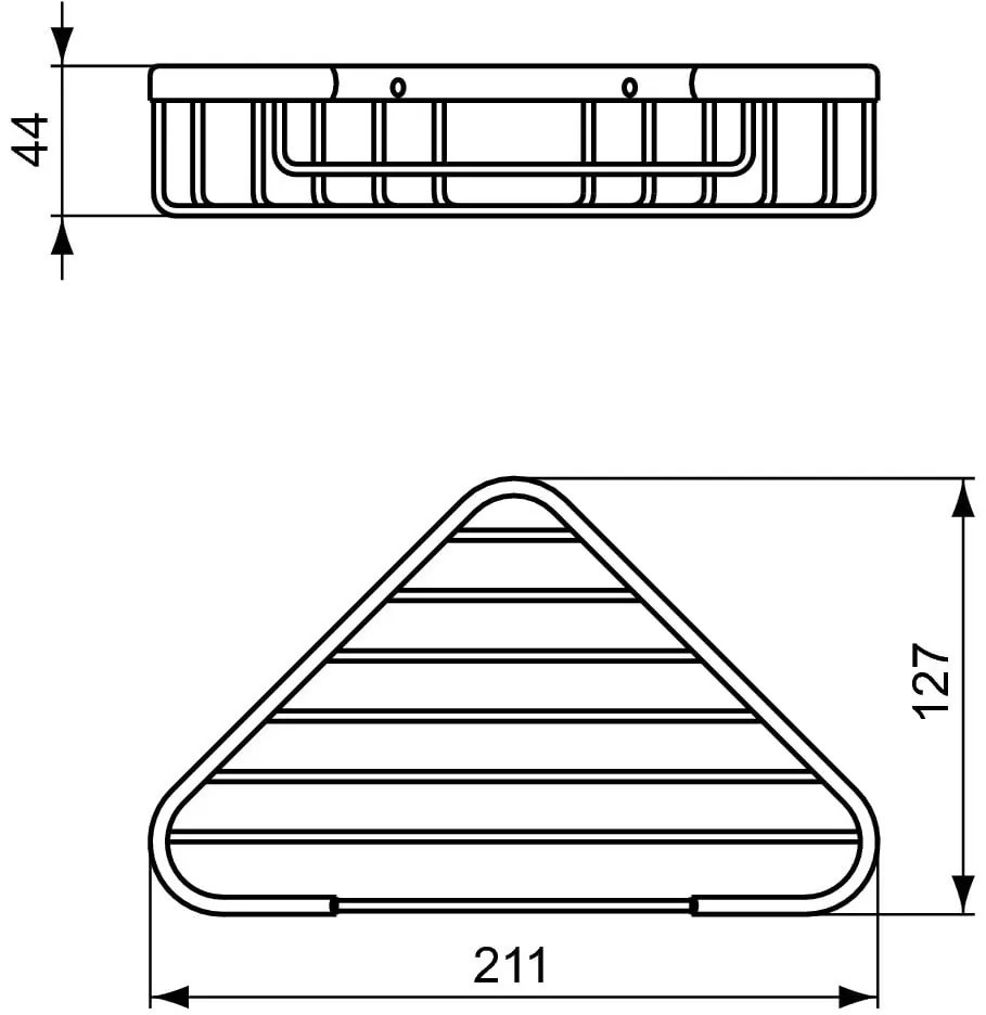 Sapuniera dus Ideal Standard, colectia IOM de colt, negru mat - A9105XG