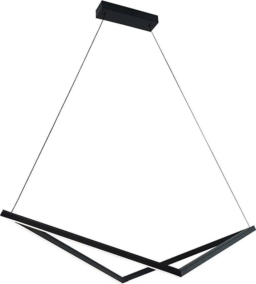 Lustră LED suspendată pe cablu ISLA LED/32W/230V, neagră