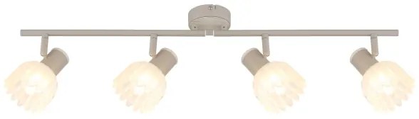 Globo 54317-4 - Plafonieră cu spoturi PLANTA 4xE14/40W/230V