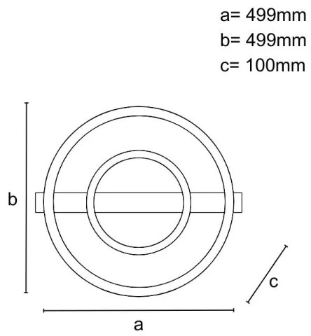 Plafonieră LED reglabilă LED/60W/230V 3000-6500K + telecomandă