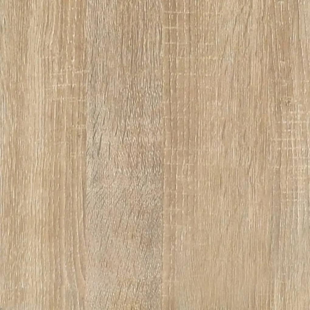 Dulap inalt, stejar sonoma, 69,5x34x180 cm, lemn prelucrat