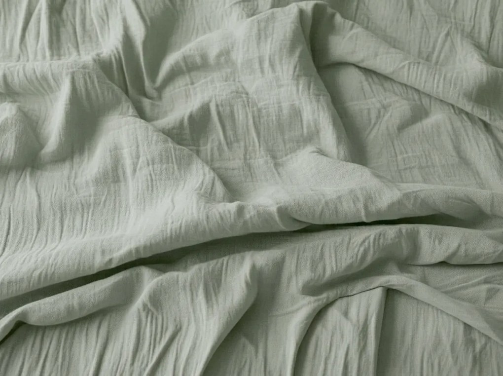 Fata de perna muselin MUSSARI 50x70 cm, verde salvie