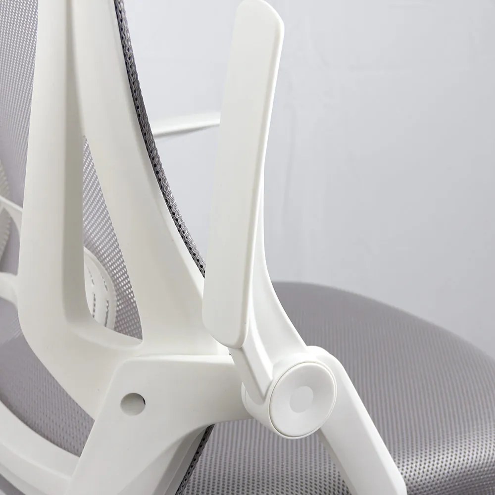 Scaun de birou pentru copii din mesh OFF 433 gri