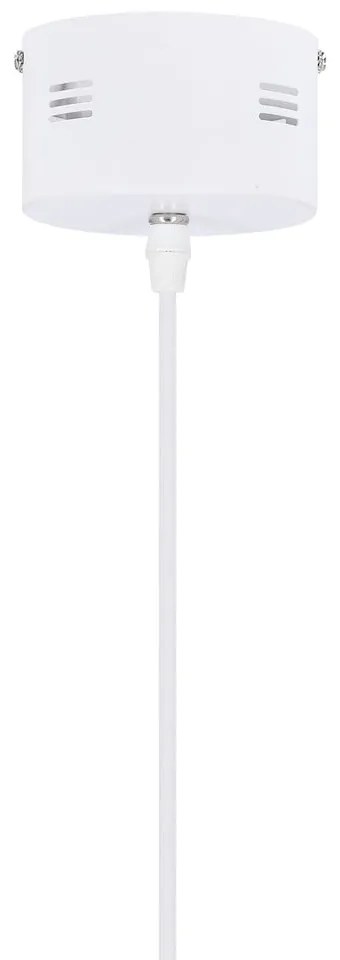 Lustră albă LED cu abajur din metal Lund – Candellux Lighting