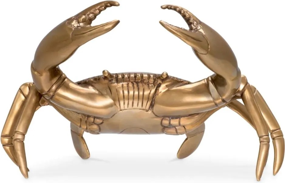 Obiect decorativ din alama masiva design LUX Crab