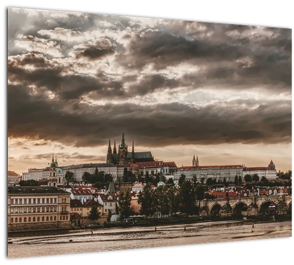 Tablou - Praga înnorită (70x50 cm)