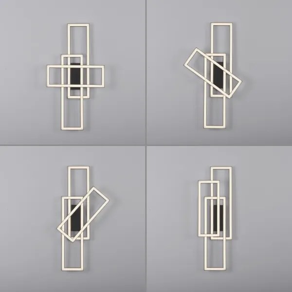 Leuchten Direkt 14697-18 - Plafonieră LED dimabilă IVEN LED/24W/230V