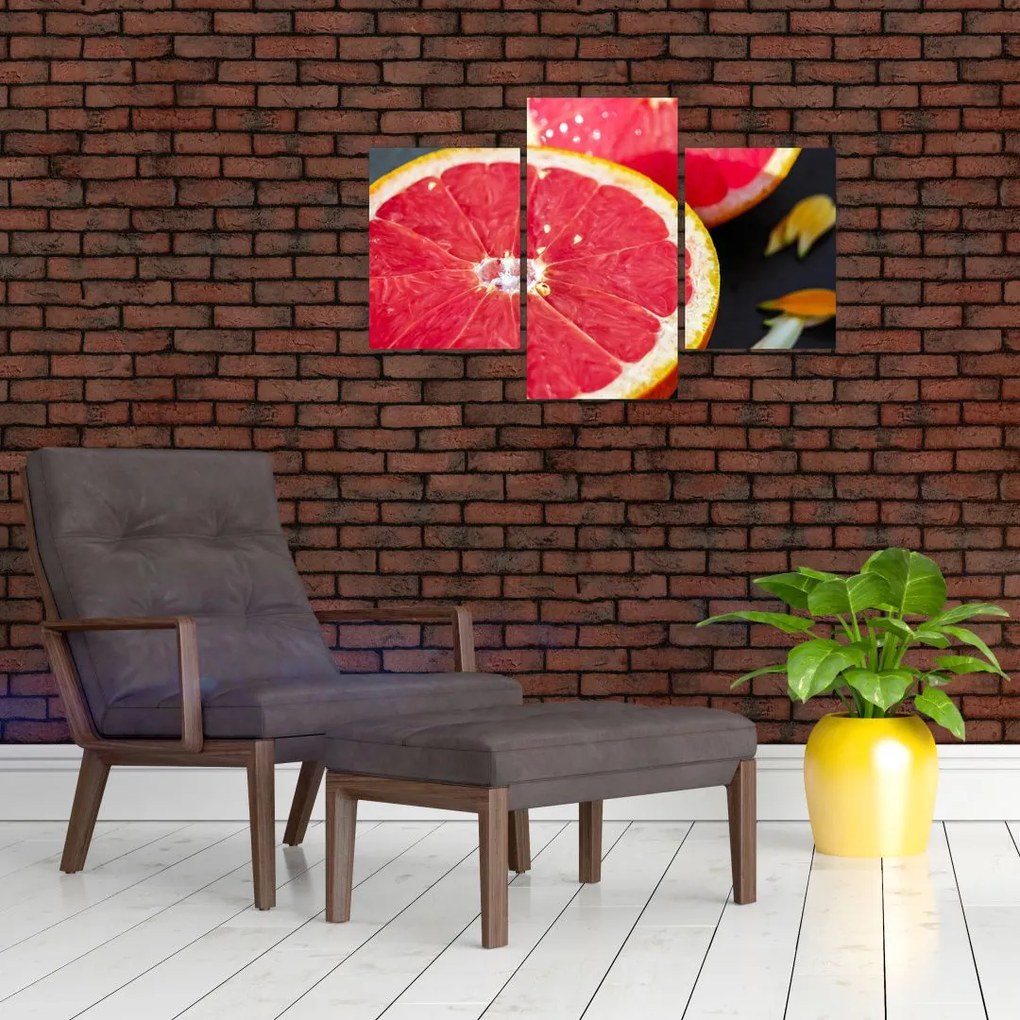 Tablou cu grapefruit tăiat (90x60 cm)