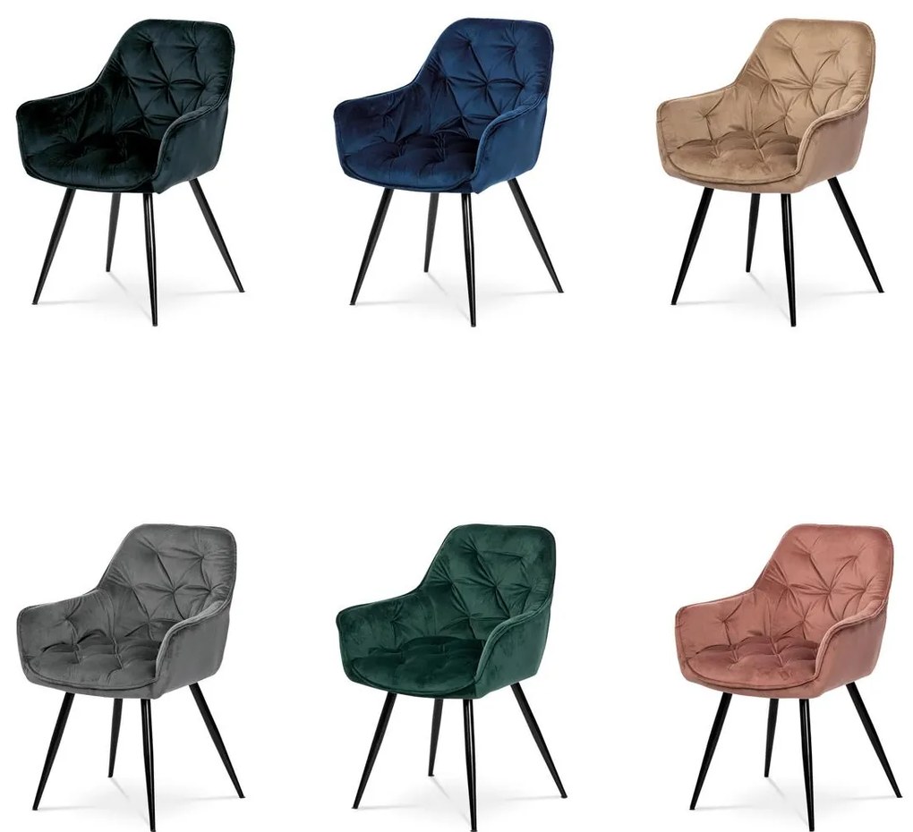 Scaun sufragerie Charli-BLUE4 (albastru). 1120398