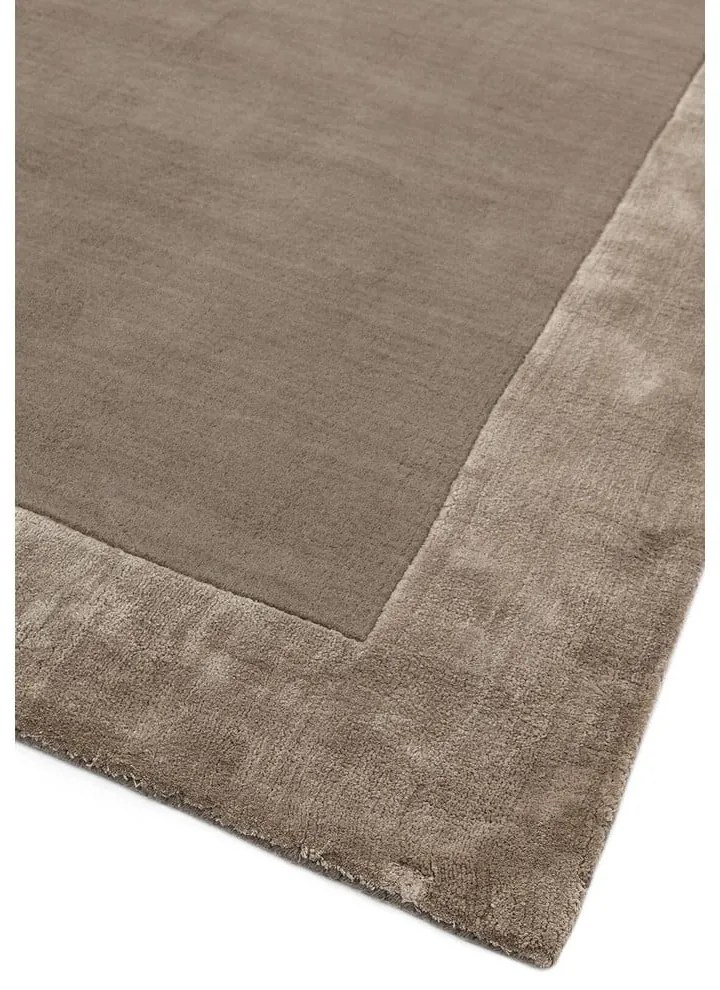 Covor maro handmade din amestesc de lână 120x170 cm Ascot – Asiatic Carpets