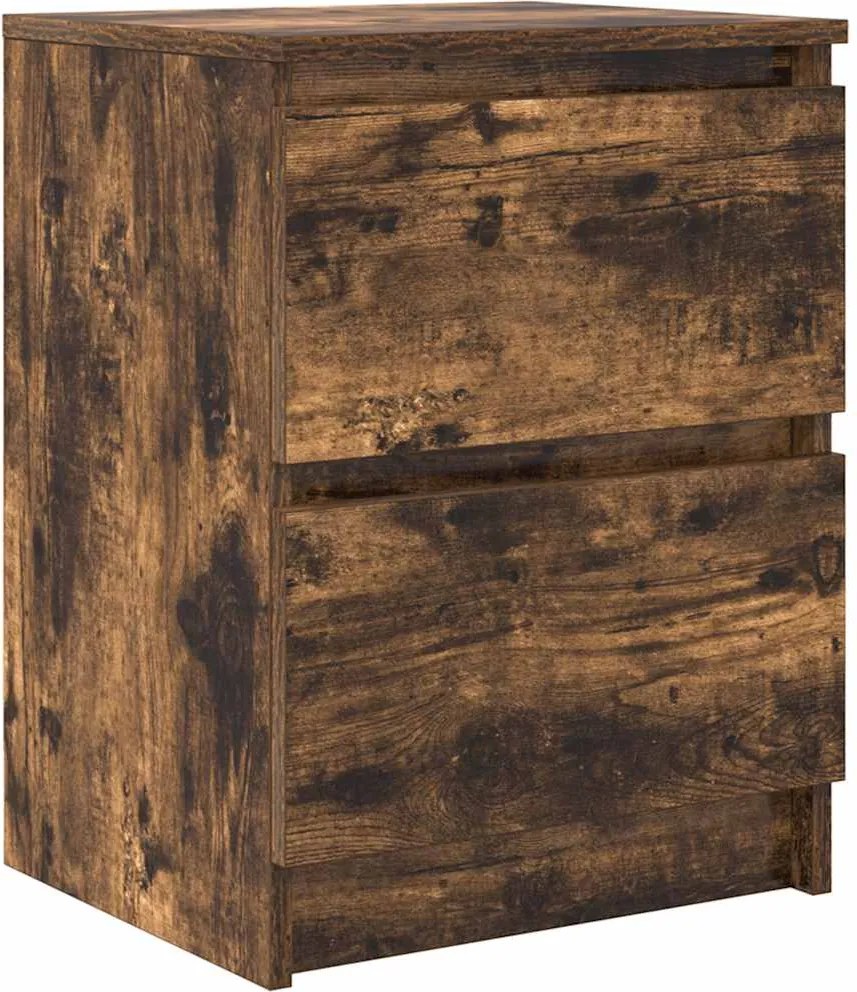 vidaXL Dulap TV Stejar afumat 40x35x54 cm Lemn prelucrat