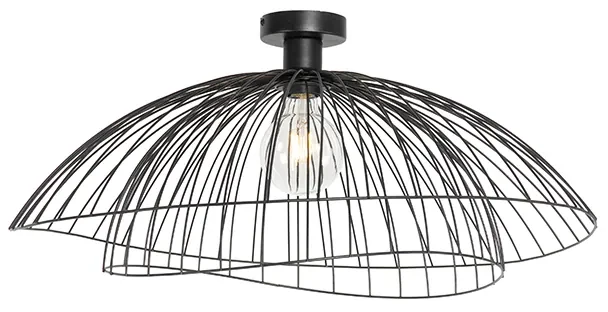 Plafoniera de design neagra 66 cm - Pua
