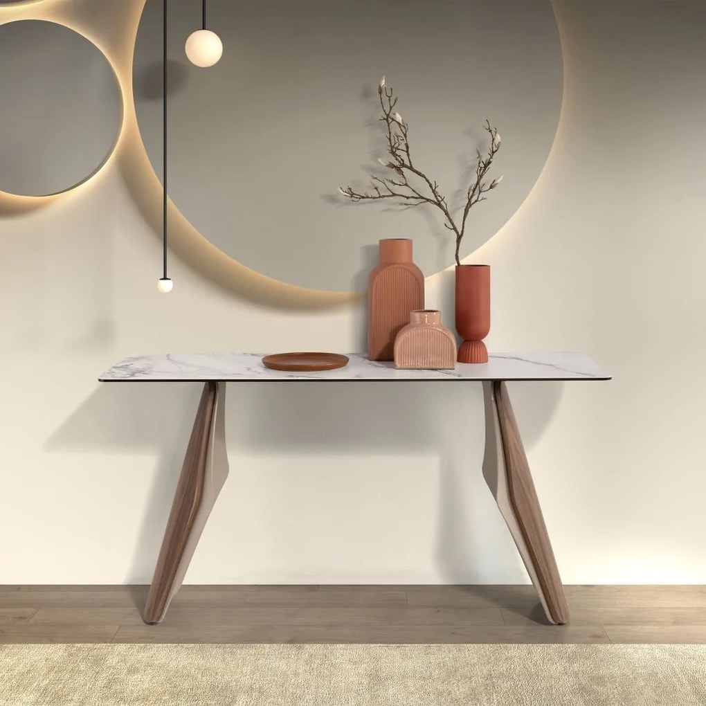 Consola design LUX Porcelain Marble