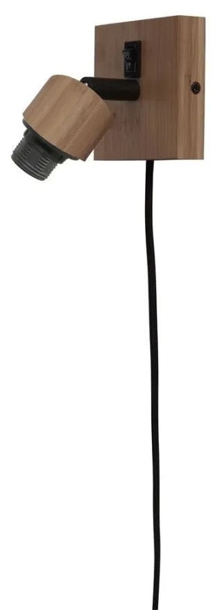 Aplica de perete eco din bambus Java nat/15x17, natural