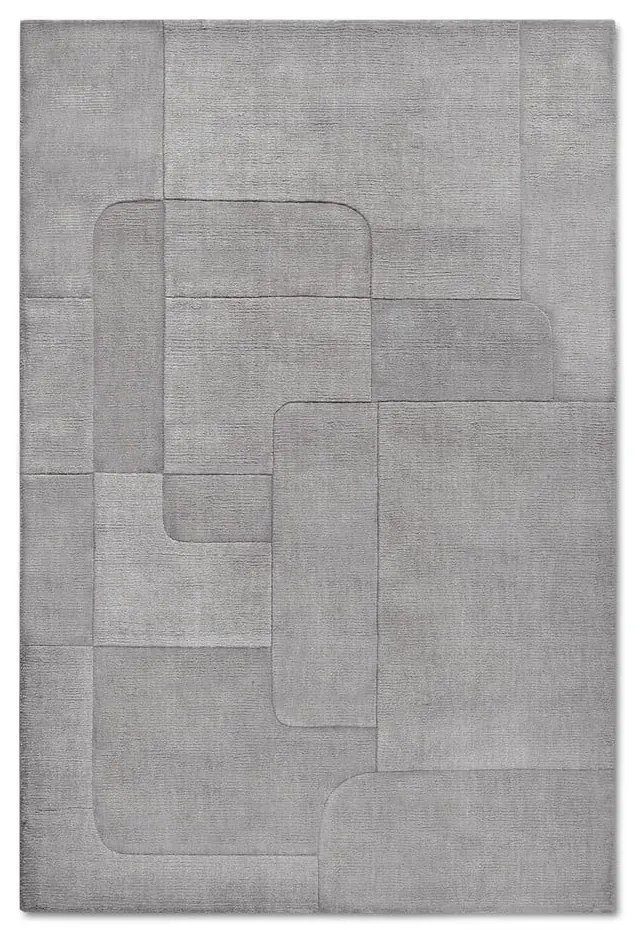 Covor gri țesut manual din lână 160x230 cm Charlotte – Villeroy&Boch