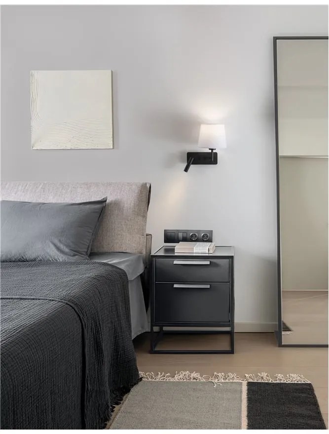 Aplica cu reader LED design modern SAVONA NVL-9919151