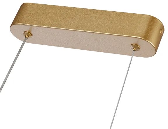 Brilagi-LED Lustra reglabilă pe cablu TWISTER LED/60W/230V 3000-6000K aurie+telecomandă