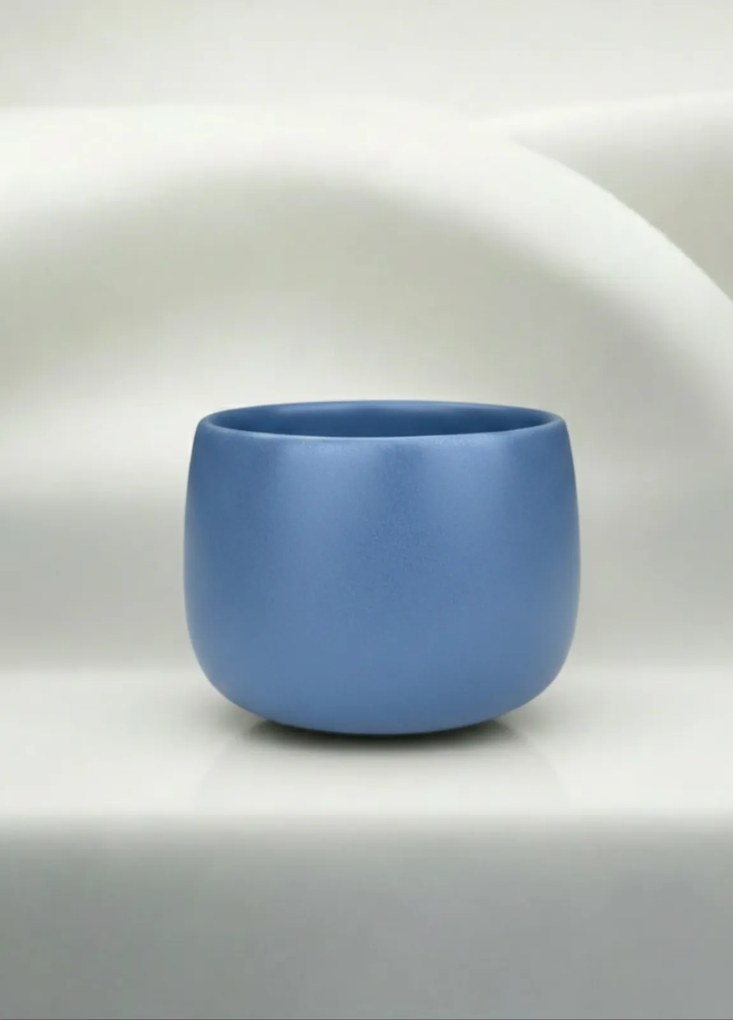 Pahar cafea NOVUM Baby Blue Cappucino 330ml Flat White, Latte