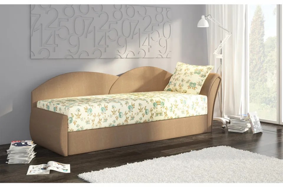 Canapea extensibila cu spatiu pentru depozitare, 218 x 80 x 77 cm, Aga R, Eltap (Culoare: Verde, Albastru)