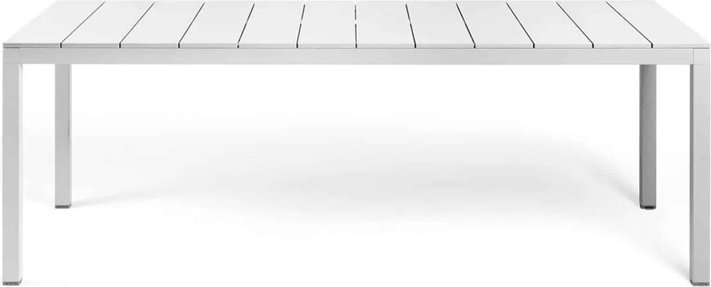 Masa Exterior Nardi - Rio Alu 210 Fix - Bianco