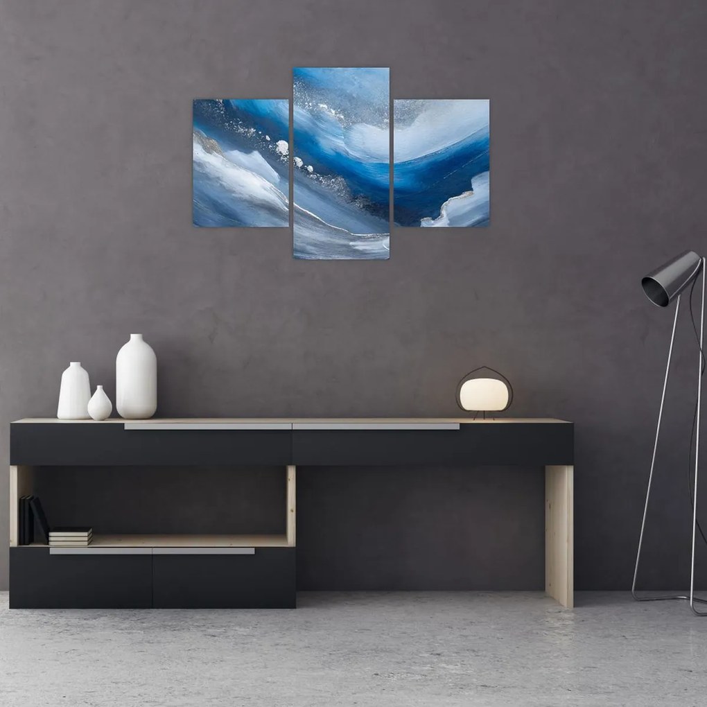 Tablou - Abstractizarea oceanului (90x60 cm)