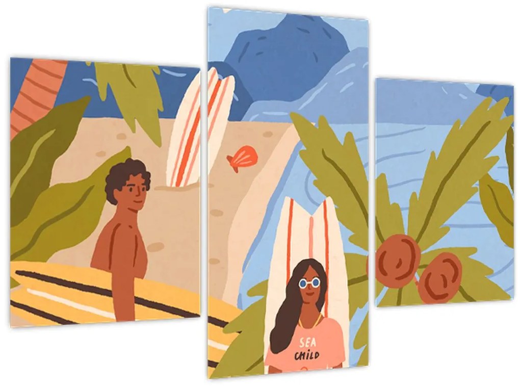 Tablou - Bucură-te de viață (90x60 cm)