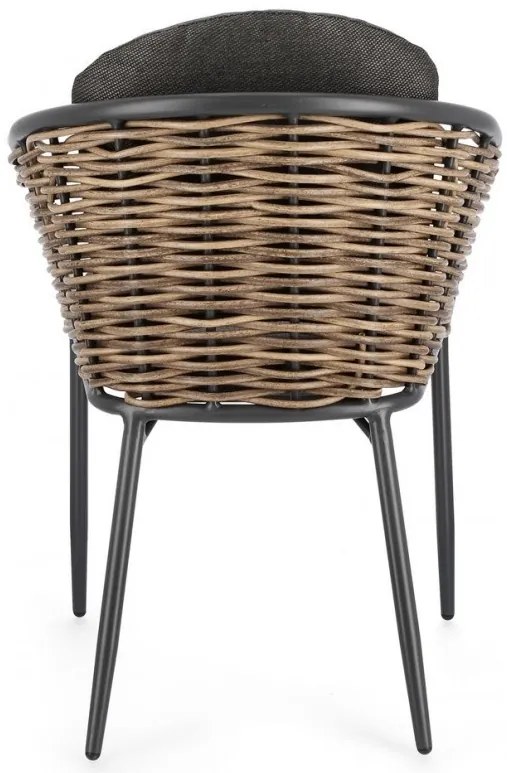 Scaun cu perne detasabile, antracit, Maribela, Bizzotto