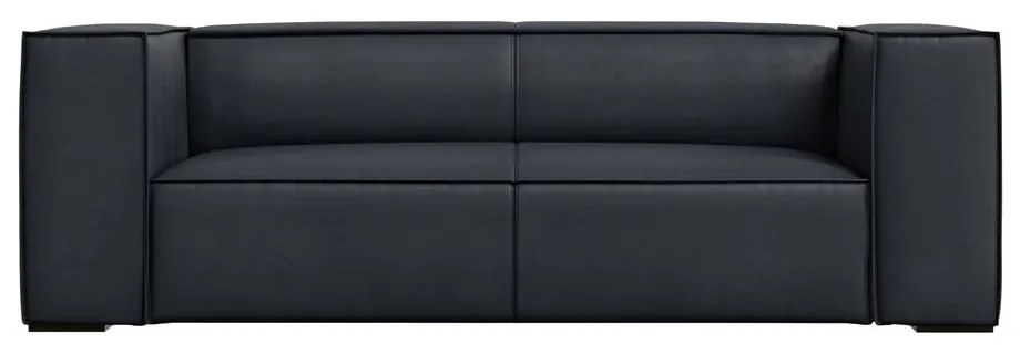 Canapea albastru-închis cu tapițerie din piele 212 cm Madame – Windsor & Co Sofas