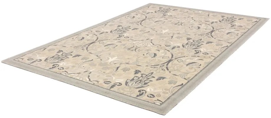 Covor bej din lână 170x240 cm Archie beige – Agnella