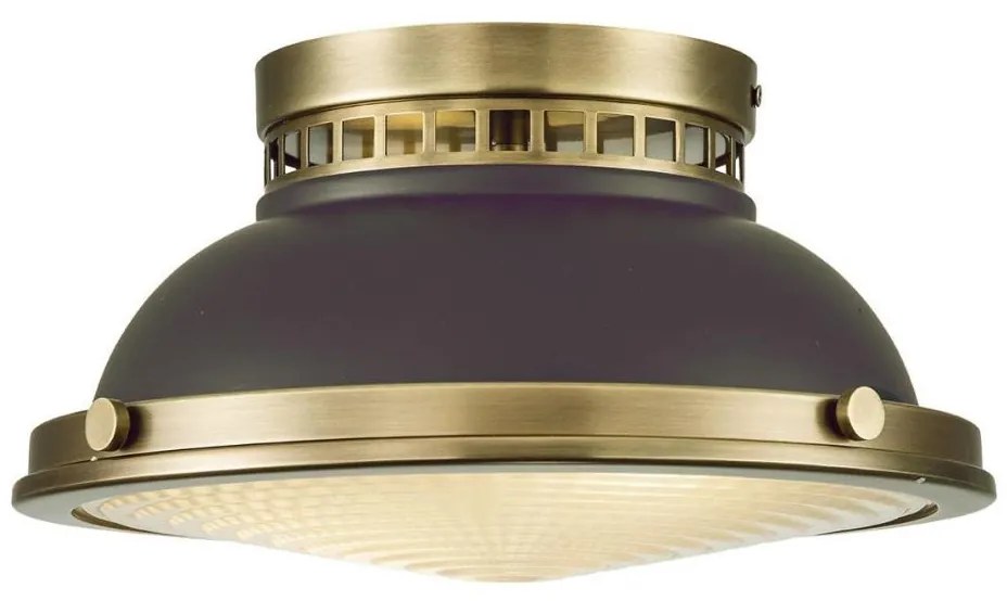 Plafonieră Hinkley HK-AMELIA-F-M-RB AMELIA 2xE27/40W/230V negru/bronz