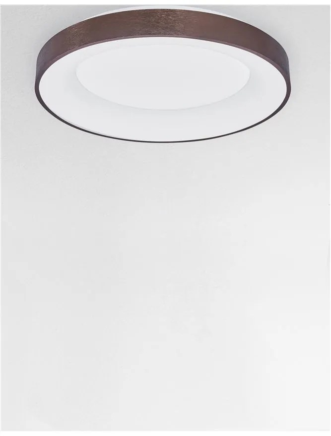 Plafoniera LED 3000K moderna 60cm RANDO THIN maro NVL-9353855