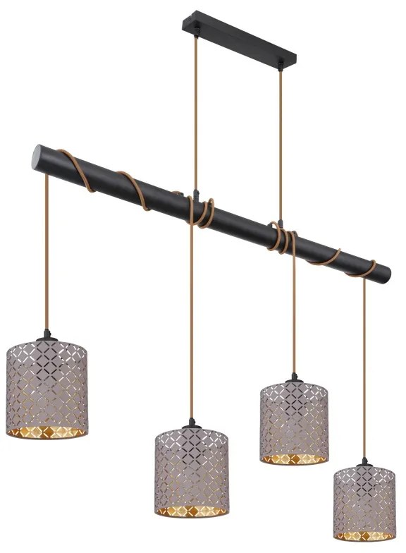 Lustra suspendata design modern CINDY 15584-4H1 GL