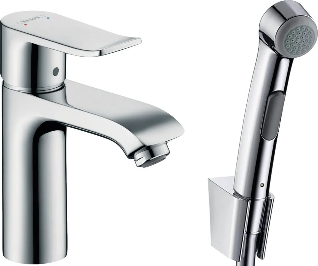 Hansgrohe Metris Classic baterie lavoar cu duș bideu stativ crom 31285000