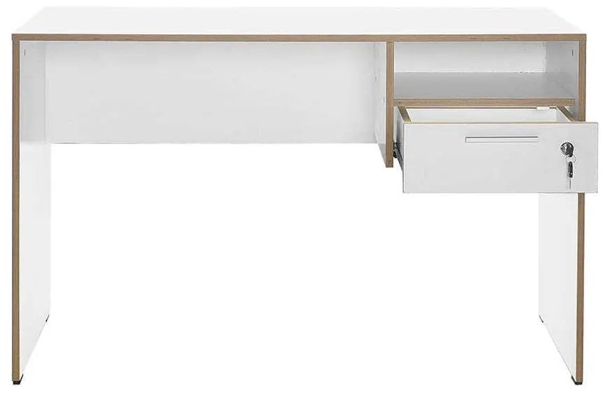 Masă PC Calliope 2 (alb + stejar) . 1109391