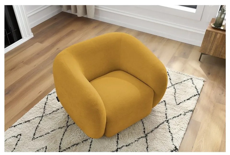 Fotoliu galben Celine – Bobochic Paris