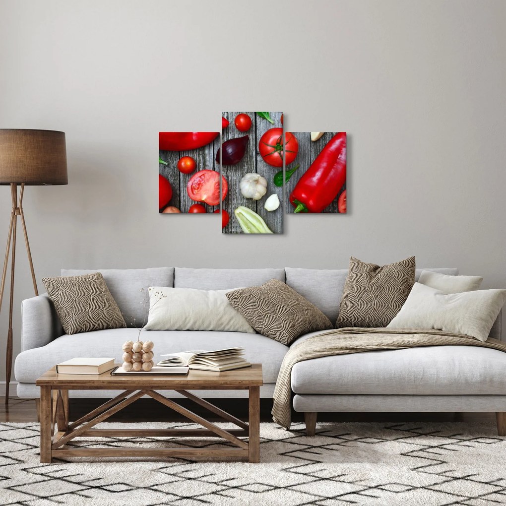 Tablou cu legume (90x60 cm)