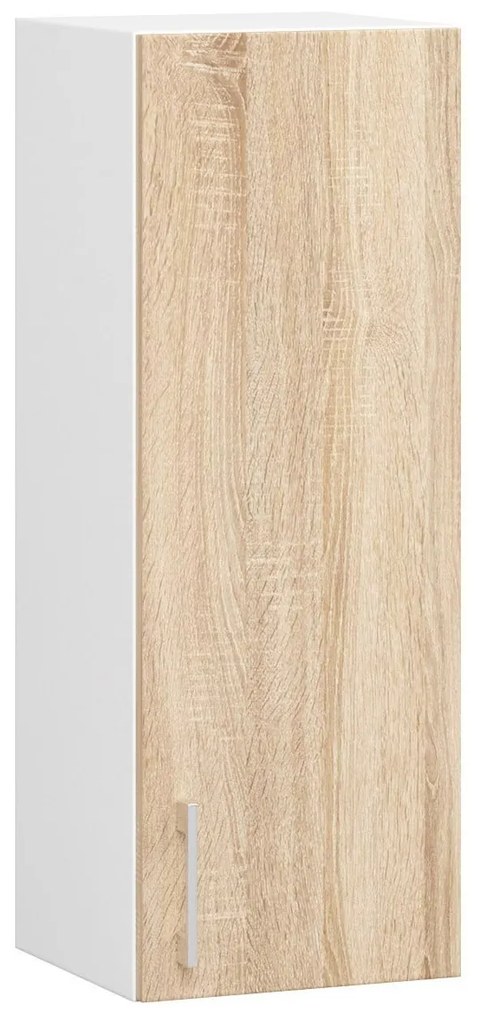 Dulap superior de bucătărie Lula W30 H720 (alb + stejar sonoma). 1069039