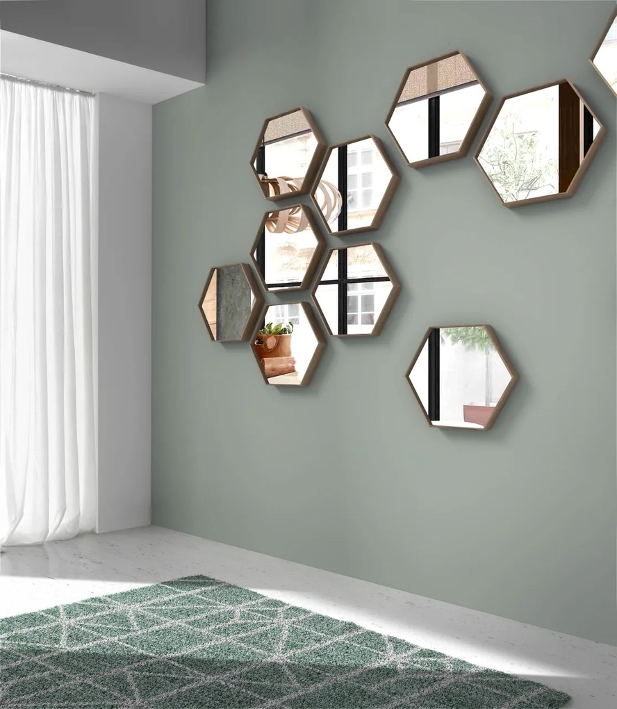 Oglinda decorativa Alline, 46x40cm AC-HV-MR45