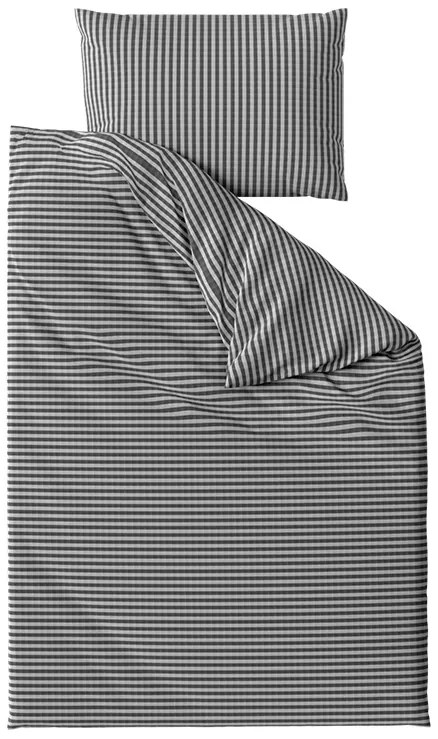 Lenjerie de pat creponata ARLENA BLEND negru Dimensiune lenjerie de pat: 70 x 90 cm | 140 x 200 cm