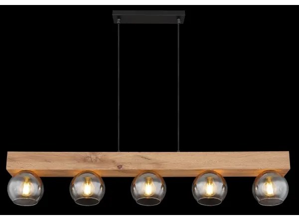 Lustră pe cablu MOITAS 5xE27/40W/230V Globo 15656-5H