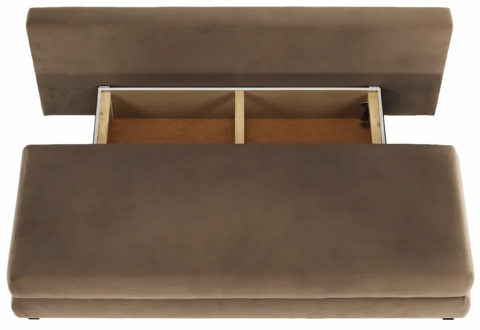 Canapea extensibila, textil capuccino bej, CLIV