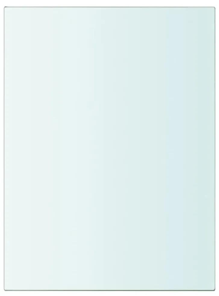 Rafturi, 2 buc., 20 x 15 cm, panouri sticla transparenta 2, 20 x 15 cm