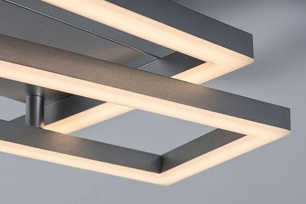Plafoniera LED design geometric Ellinor 37x22cm